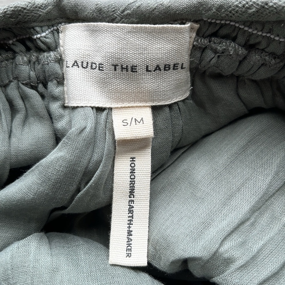 LAUDE the Label Frida Midi Dress in Azure Broderie size S/M NWOT - Picture 7 of 12